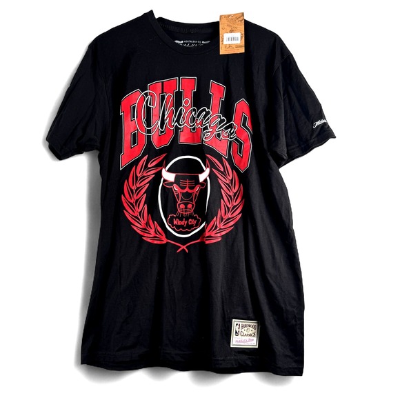 Mitchell & Ness Other - New Mitchell & Ness Mens Bulls Hardwood Classics Ultra Rewind 2 Tshirt Shirt L